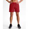 imageG Gradual Mens Athletic Running Shorts 759 Zipper Pocket Lightweight Workout Gym Quick Dry Shorts Golf Tennis HikingRed