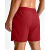 imageG Gradual Mens Athletic Running Shorts 759 Zipper Pocket Lightweight Workout Gym Quick Dry Shorts Golf Tennis HikingRed