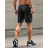 imageG Gradual Mens Athletic Running Shorts with Zipper Pockets Quick Dry 7 5 9 Workout Gym Shorts for Basketball HikingBlack