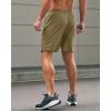 imageG Gradual Mens Athletic Running Shorts with Zipper Pockets Quick Dry 7 5 9 Workout Gym Shorts for Basketball HikingDusty Khaki