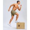 imageG Gradual Mens Athletic Running Shorts with Zipper Pockets Quick Dry 7 5 9 Workout Gym Shorts for Basketball HikingDusty Khaki