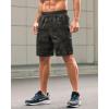 imageG Gradual Mens Athletic Running Shorts with Zipper Pockets Quick Dry 7 5 9 Workout Gym Shorts for Basketball HikingGreen Camo