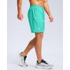 imageG Gradual Mens Athletic Running Shorts with Zipper Pockets Quick Dry 7 5 9 Workout Gym Shorts for Basketball HikingLight Green