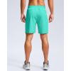 imageG Gradual Mens Athletic Running Shorts with Zipper Pockets Quick Dry 7 5 9 Workout Gym Shorts for Basketball HikingLight Green