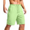 imageG Gradual Mens Athletic Running Shorts with Zipper Pockets Quick Dry 7 5 9 Workout Gym Shorts for Basketball HikingMint Moment