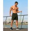 imageG Gradual Mens Athletic Running Shorts with Zipper Pockets Quick Dry 7 5 9 Workout Gym Shorts for Basketball HikingOlive
