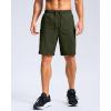 imageG Gradual Mens Athletic Running Shorts with Zipper Pockets Quick Dry 7 5 9 Workout Gym Shorts for Basketball HikingOlive