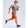 imageG Gradual Mens Athletic Running Shorts with Zipper Pockets Quick Dry 7 5 9 Workout Gym Shorts for Basketball HikingOrange