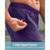 imageG Gradual Mens Athletic Running Shorts with Zipper Pockets Quick Dry 7 5 9 Workout Gym Shorts for Basketball HikingPurple