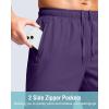 imageG Gradual Mens Athletic Running Shorts with Zipper Pockets Quick Dry 7 5 9 Workout Gym Shorts for Basketball HikingPurple