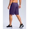 imageG Gradual Mens Athletic Running Shorts with Zipper Pockets Quick Dry 7 5 9 Workout Gym Shorts for Basketball HikingPurple