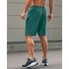 imageG Gradual Mens Athletic Running Shorts with Zipper Pockets Quick Dry 7 5 9 Workout Gym Shorts for Basketball HikingRainforest Green