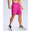 imageG Gradual Mens Athletic Running Shorts with Zipper Pockets Quick Dry 7 5 9 Workout Gym Shorts for Basketball HikingRose