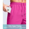 imageG Gradual Mens Athletic Running Shorts with Zipper Pockets Quick Dry 7 5 9 Workout Gym Shorts for Basketball HikingRose