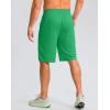 imageG Gradual Mens Athletic Shorts with Pockets 11 Long Basketball Shorts Lightweight Quick Dry Gym Workout Shorts for MenGreen