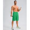 imageG Gradual Mens Athletic Shorts with Pockets 11 Long Basketball Shorts Lightweight Quick Dry Gym Workout Shorts for MenGreen