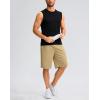 imageG Gradual Mens Athletic Shorts with Pockets 11 Long Basketball Shorts Lightweight Quick Dry Gym Workout Shorts for MenKhaki