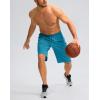 imageG Gradual Mens Athletic Shorts with Pockets 11 Long Basketball Shorts Lightweight Quick Dry Gym Workout Shorts for MenLake Blue