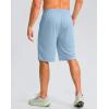 imageG Gradual Mens Athletic Shorts with Pockets 11 Long Basketball Shorts Lightweight Quick Dry Gym Workout Shorts for MenLight Blue