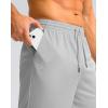 imageG Gradual Mens Athletic Shorts with Pockets 11 Long Basketball Shorts Lightweight Quick Dry Gym Workout Shorts for MenLight Gray