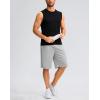 imageG Gradual Mens Athletic Shorts with Pockets 11 Long Basketball Shorts Lightweight Quick Dry Gym Workout Shorts for MenLight Gray