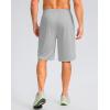imageG Gradual Mens Athletic Shorts with Pockets 11 Long Basketball Shorts Lightweight Quick Dry Gym Workout Shorts for MenLight Gray