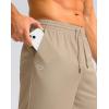 imageG Gradual Mens Athletic Shorts with Pockets 11 Long Basketball Shorts Lightweight Quick Dry Gym Workout Shorts for MenLight Khaki