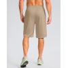 imageG Gradual Mens Athletic Shorts with Pockets 11 Long Basketball Shorts Lightweight Quick Dry Gym Workout Shorts for MenLight Khaki