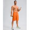 imageG Gradual Mens Athletic Shorts with Pockets 11 Long Basketball Shorts Lightweight Quick Dry Gym Workout Shorts for MenOrange