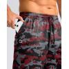 imageG Gradual Mens Athletic Shorts with Pockets 11 Long Basketball Shorts Lightweight Quick Dry Gym Workout Shorts for MenRed Camo
