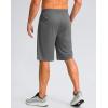 imageG Gradual Mens Athletic Shorts with Pockets 11 Long Basketball Shorts Lightweight Quick Dry Gym Workout Shorts for MenSteel