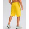 imageG Gradual Mens Athletic Shorts with Pockets 11 Long Basketball Shorts Lightweight Quick Dry Gym Workout Shorts for MenYellow