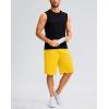 imageG Gradual Mens Athletic Shorts with Pockets 11 Long Basketball Shorts Lightweight Quick Dry Gym Workout Shorts for MenYellow