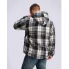 imageG Gradual Mens Flannel Jacket Fleece Sherpa Lined Hoodies Zip Up Plaid Shirt Warm Winter Jackets for Men with Zipper PocketsBlack