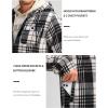 imageG Gradual Mens Flannel Jacket Fleece Sherpa Lined Hoodies Zip Up Plaid Shirt Warm Winter Jackets for Men with Zipper PocketsBlack