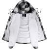 imageG Gradual Mens Flannel Jacket Fleece Sherpa Lined Hoodies Zip Up Plaid Shirt Warm Winter Jackets for Men with Zipper PocketsBlack White