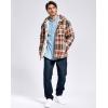 imageG Gradual Mens Flannel Jacket Fleece Sherpa Lined Hoodies Zip Up Plaid Shirt Warm Winter Jackets for Men with Zipper PocketsShale