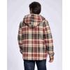 imageG Gradual Mens Flannel Jacket Fleece Sherpa Lined Hoodies Zip Up Plaid Shirt Warm Winter Jackets for Men with Zipper PocketsShale