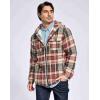 imageG Gradual Mens Flannel Jacket Fleece Sherpa Lined Hoodies Zip Up Plaid Shirt Warm Winter Jackets for Men with Zipper PocketsShale