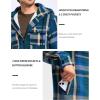 imageG Gradual Mens Flannel Jacket Fleece Sherpa Lined Hoodies Zip Up Plaid Shirt Warm Winter Jackets for Men with Zipper PocketsSlate Hatchet