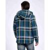 imageG Gradual Mens Flannel Jacket Fleece Sherpa Lined Hoodies Zip Up Plaid Shirt Warm Winter Jackets for Men with Zipper PocketsSlate Hatchet