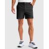 imageG Gradual Mens Golf Dress Shorts 5 7 9 Stretch Casual Work Flat Front Shorts for Men with 3 Pockets Quick DryBlack