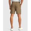 imageG Gradual Mens Golf Dress Shorts 5 7 9 Stretch Casual Work Flat Front Shorts for Men with 3 Pockets Quick DryDark Khaki