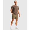 imageG Gradual Mens Golf Dress Shorts 5 7 9 Stretch Casual Work Flat Front Shorts for Men with 3 Pockets Quick DryDark Khaki