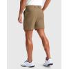imageG Gradual Mens Golf Dress Shorts 5 7 9 Stretch Casual Work Flat Front Shorts for Men with 3 Pockets Quick DryDark Khaki