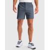 imageG Gradual Mens Golf Dress Shorts 5 7 9 Stretch Casual Work Flat Front Shorts for Men with 3 Pockets Quick DryDusty Blue