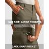imageG Gradual Mens Golf Dress Shorts 5 7 9 Stretch Casual Work Flat Front Shorts for Men with 3 Pockets Quick DryDusty Khaki