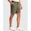imageG Gradual Mens Golf Dress Shorts 5 7 9 Stretch Casual Work Flat Front Shorts for Men with 3 Pockets Quick DryDusty Khaki