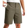 imageG Gradual Mens Golf Dress Shorts 5 7 9 Stretch Casual Work Flat Front Shorts for Men with 3 Pockets Quick DryDusty Khaki