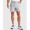 imageG Gradual Mens Golf Dress Shorts 5 7 9 Stretch Casual Work Flat Front Shorts for Men with 3 Pockets Quick DryGull Gray
